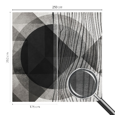 Vliesbehang fotobehang Abstracte vormen