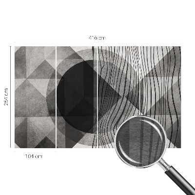 Vliesbehang fotobehang Abstracte vormen