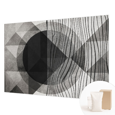 Vliesbehang fotobehang met abstracte vormen