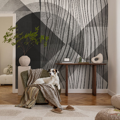 Vliesbehang fotobehang Abstracte vormen