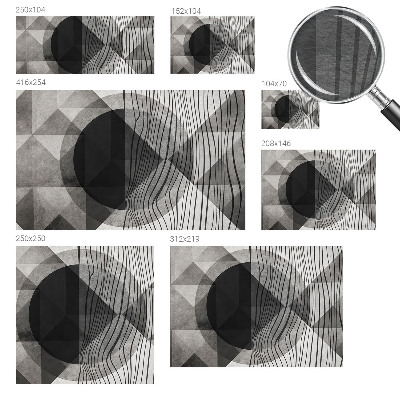 Vliesbehang fotobehang Abstracte vormen