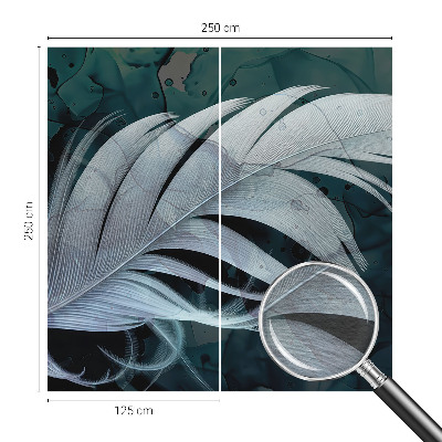 Fotobehang vliesbehang Etherische veer