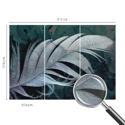 Fotobehang vliesbehang Etherische veer