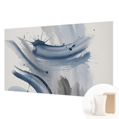 Vliesbehang fotobehang woonkamer Artistieke penseelstreken
