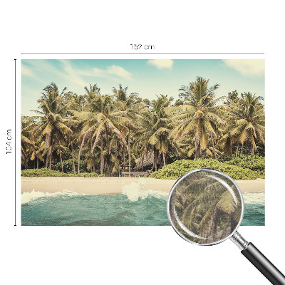 Fotobehang met tropisch strandmotief