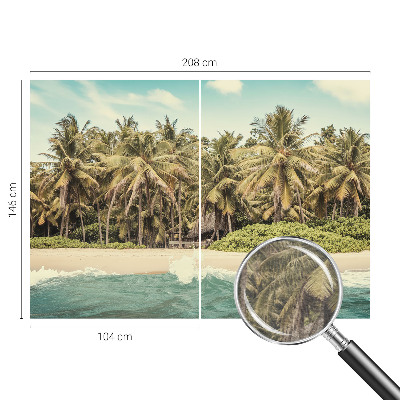 Fotobehang met tropisch strandmotief