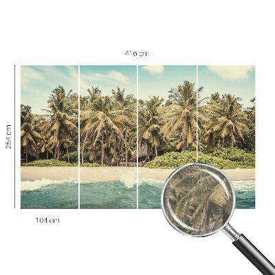 Fotobehang Tropisch strand