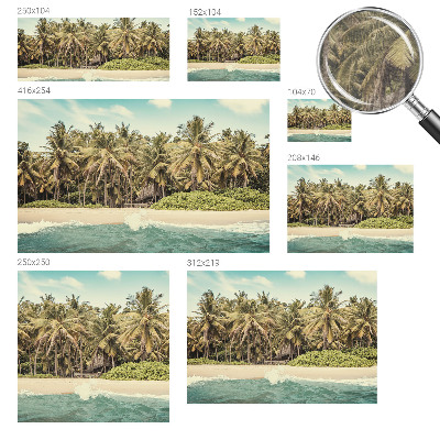 Fotobehang met tropisch strandmotief