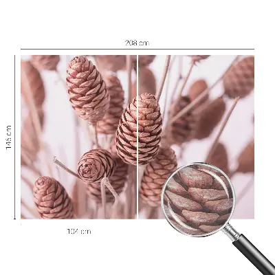 Vlies fotobehang op maat met natuurlijke elegantie