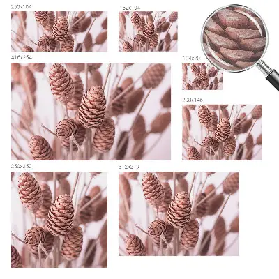 Vlies fotobehang op maat met natuurlijke elegantie
