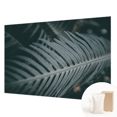 Muur behang Groen blad