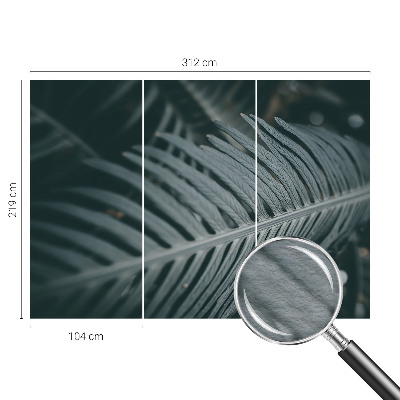 Muur behang Groen blad