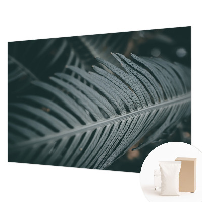 Muur behang Groen blad