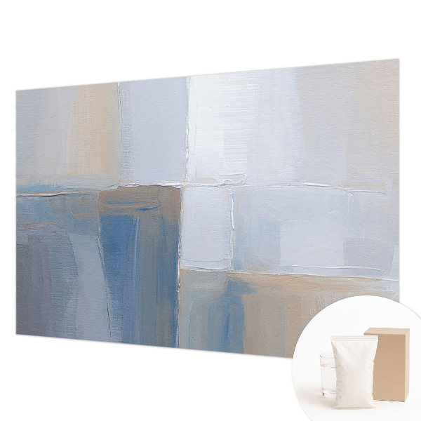 Behang met print met een harmonieuze abstracte print
