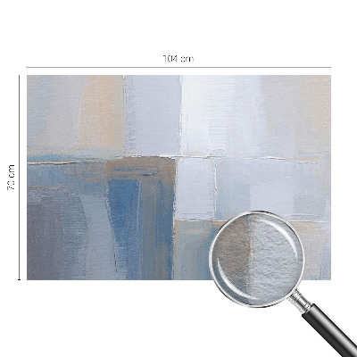 Behang met print met een harmonieuze abstracte print