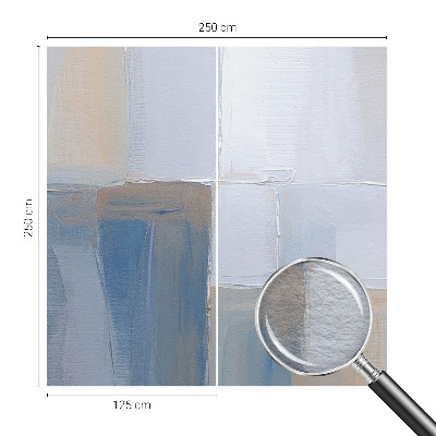 Behang met print met een harmonieuze abstracte print