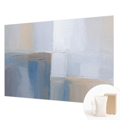 Behang met print met een harmonieuze abstracte print