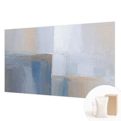 Behang met print met een harmonieuze abstracte print