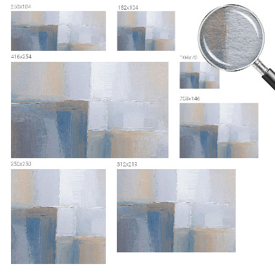 Behang met print met een harmonieuze abstracte print