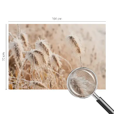 Fotobehang op maat met een winterlandschap op maat gemaakt