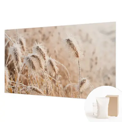 Fotobehang op maat met een winterlandschap op maat gemaakt