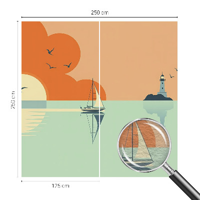 Foto behang op maat Zeegenot