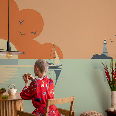 Foto behang op maat Zeegenot