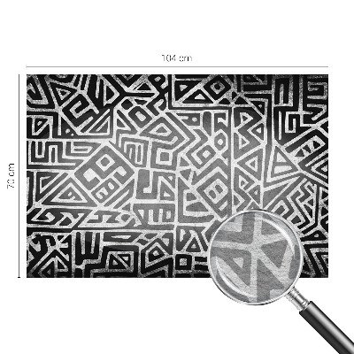 Naadloos fotobehang met een geometrisch doolhofmotief