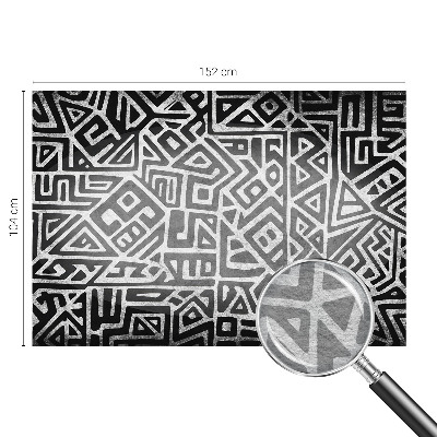 Naadloos fotobehang met een geometrisch doolhofmotief