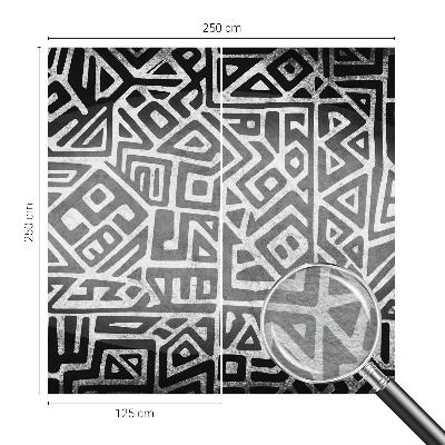 Naadloos fotobehang met een geometrisch doolhofmotief