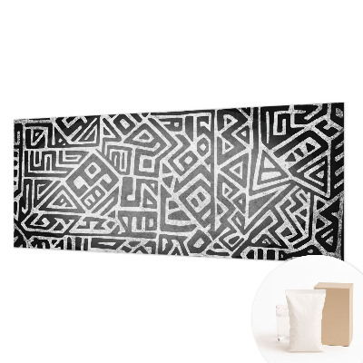 Naadloos fotobehang met een geometrisch doolhofmotief