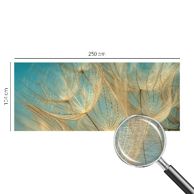 Fotobehang voor slaapkamer Etherische paardenbloemen