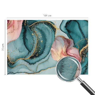 Hoogwaardig fotobehang met artistieke golvende lijnen als patroon