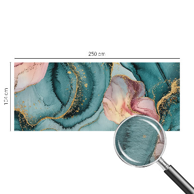 Hoogwaardig fotobehang met artistieke golvende lijnen als patroon