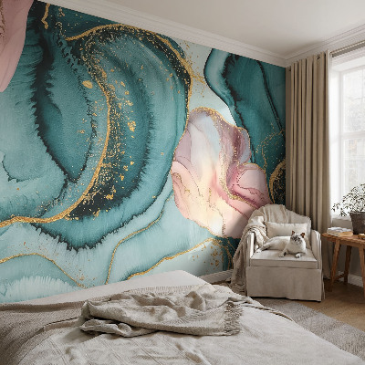 Hoogwaardig fotobehang Artistieke golven