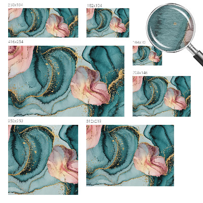 Hoogwaardig fotobehang Artistieke golven