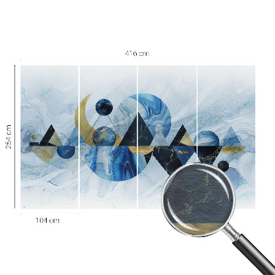 Luxe fotobehang met kosmisch elegant design