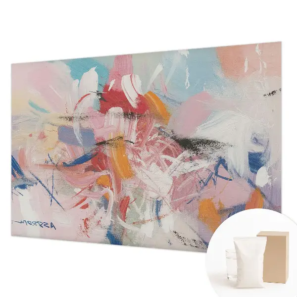 Groot fotobehang met een harmonieuze abstracte afbeelding
