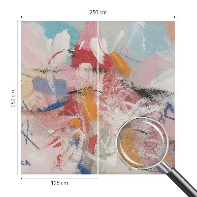 Groot fotobehang met een harmonieuze abstracte afbeelding