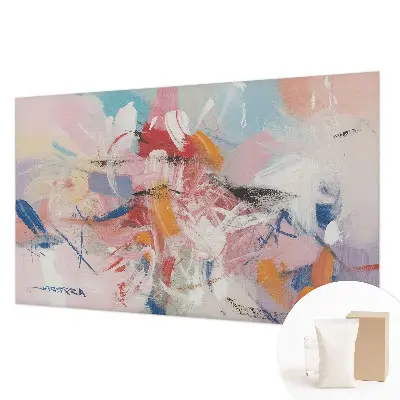 Groot fotobehang met een harmonieuze abstracte afbeelding