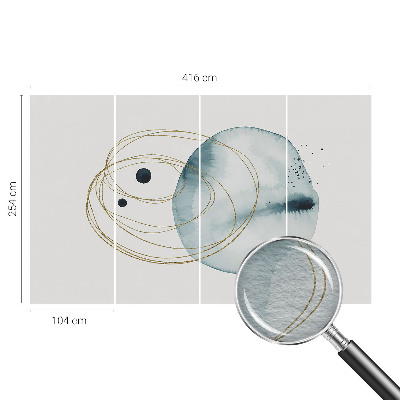 Premium fotobehang Abstracte verbinding