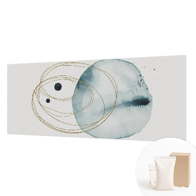 Premium fotobehang met een abstracte verbindingsprint