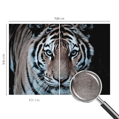 Vlies fotobehang Tijgerportret