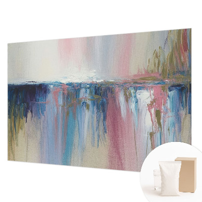 Vliesbehang fotobehang met een kleurrijke abstracte print