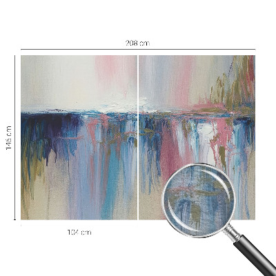 Vliesbehang fotobehang Kleurrijke abstractie