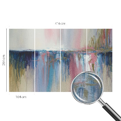 Vliesbehang fotobehang Kleurrijke abstractie