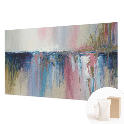 Vliesbehang fotobehang met een kleurrijke abstracte print