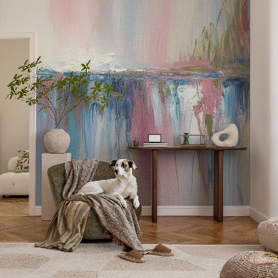 Vliesbehang fotobehang Kleurrijke abstractie