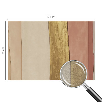 Uniek fotobehang Golvende strepen