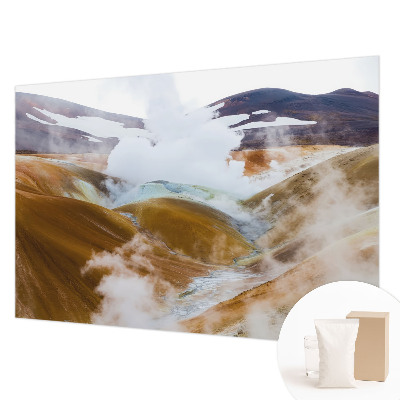 Fotobehang vliesbehang Vulkanische heuvels